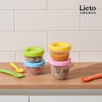 [Lieto_Baby]Lieto baby food container set of 3 (12P)_ Made in KOREA